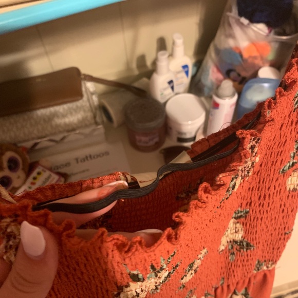 Burnt Orange Maxi Dress - Picture 3 of 5